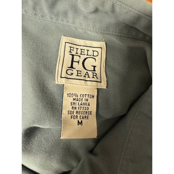 Men's Field Gear Long sleeve Blue Shirt, Sized M - Picture 7 of 8